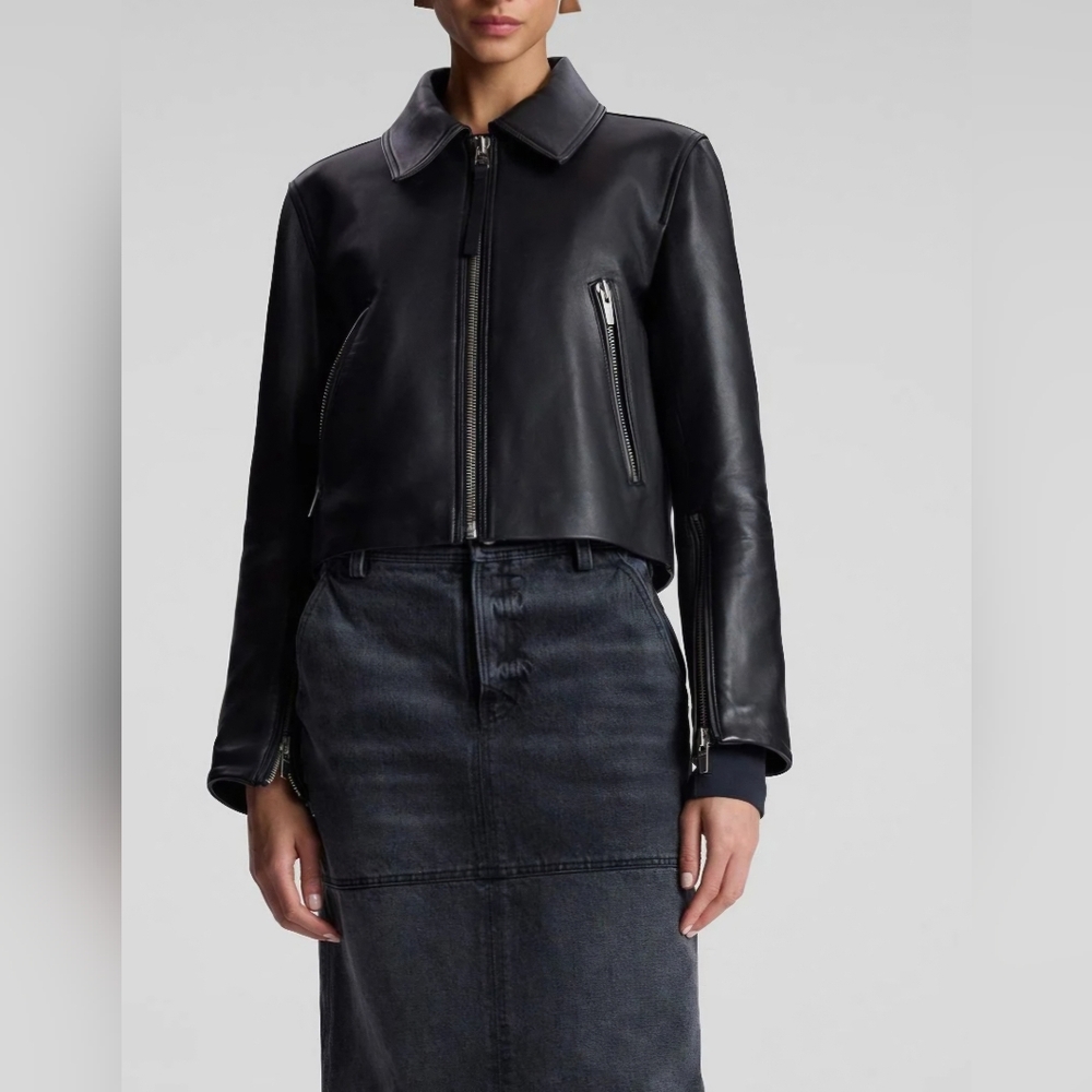 A.L.C. Black Leather Jacket